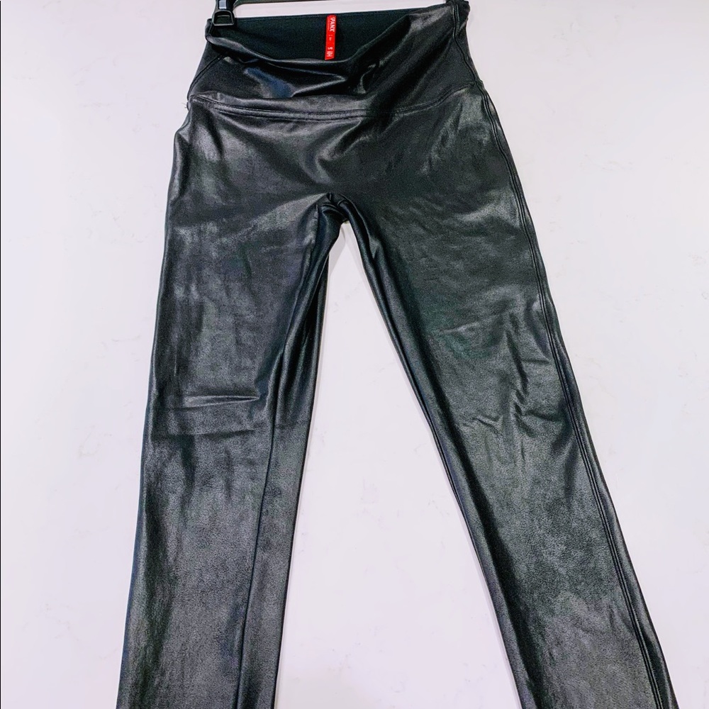 Brand new SPANX Faux Leather Leggings
